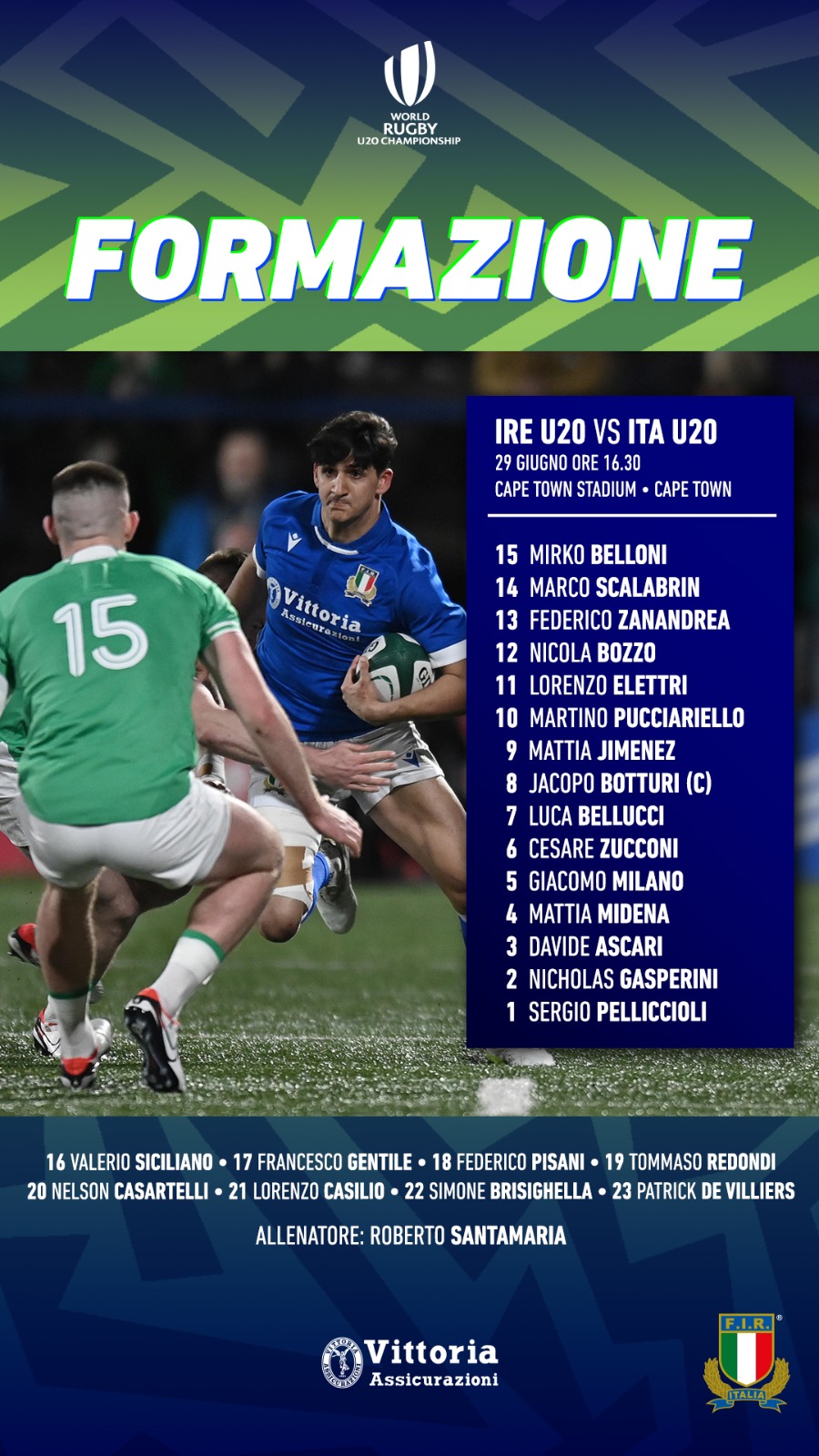 XV v IRE wr2024